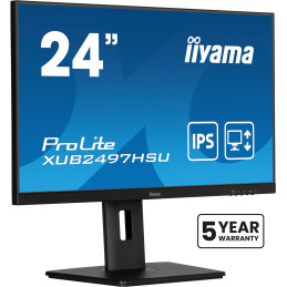 iiyama XUB2497HSU-B2 écran plat de PC 60,5 cm (23.8") 1920 x 1080 pixels Full HD LED Noir