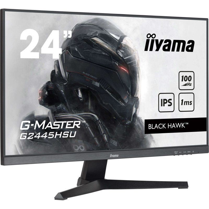 iiyama G-MASTER Mit dem G2445HSU mit IPS-Panel-Technologie und 1ms MPRT Reaktionszeit bist du immer einen Schritt voraus