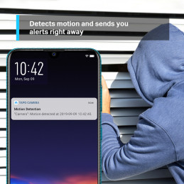 TP-Link Tapo TC70 cámara de vigilancia Esférico Cámara de seguridad IP Interior Techo pared