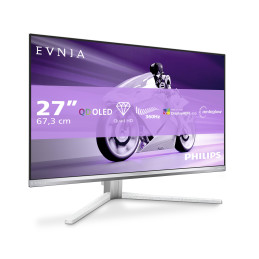 Philips Evnia 8000 27M2N8500 00 computer monitor 26.5" 2560 x 1440 pixels Quad HD QD-OLED White
