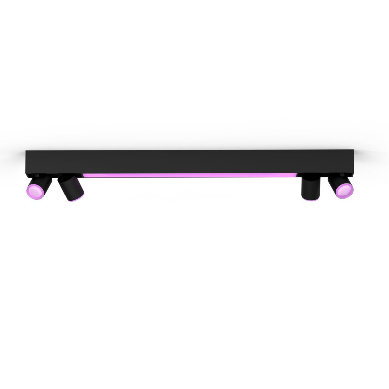 Philips Hue White and Color ambiance Centris Viererspot schwarz