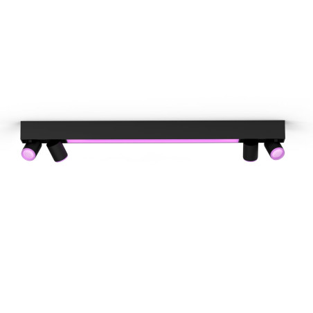 Philips Hue White and Color ambiance Centris Viererspot schwarz