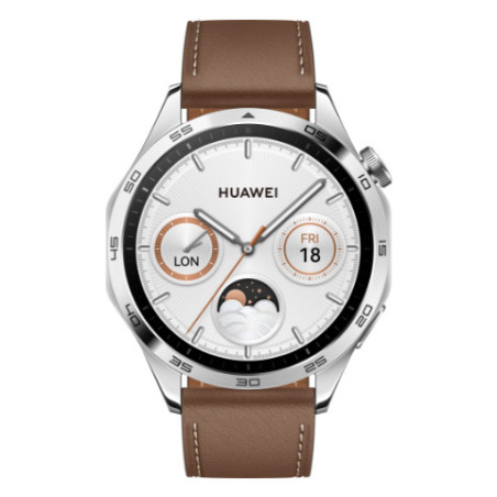 Huawei WATCH 4 3,63 cm (1.43") AMOLED 46 mm Digital 466 x 466 Pixel Touchscreen Edelstahl GPS