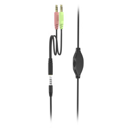 Hama | "HS-P100 V2" Auriculares de oficina para PC, estéreo, negro