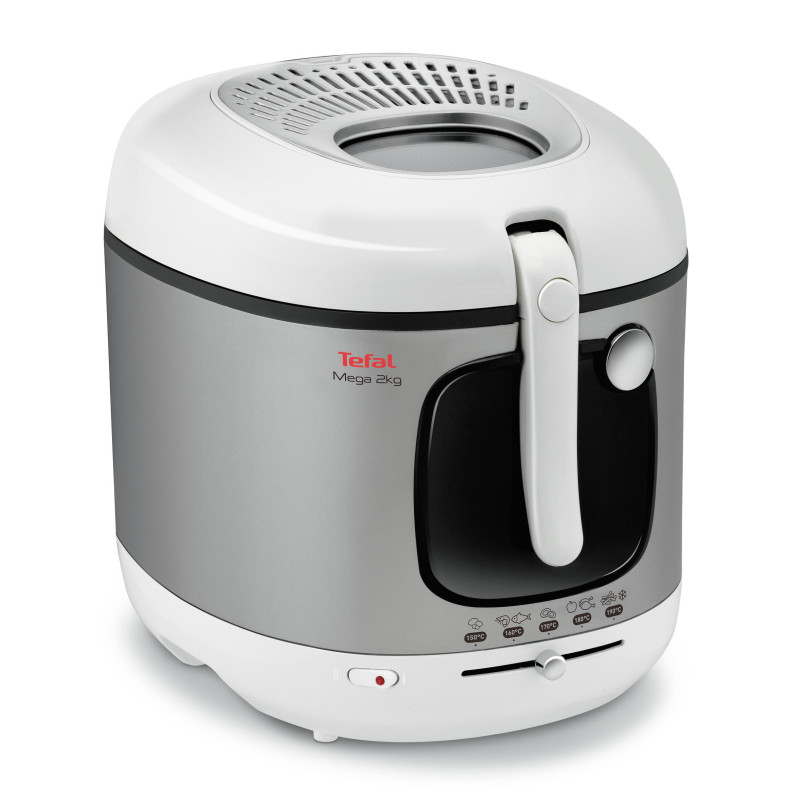 Tefal FR4800 Sencillo Independiente 2100 W Freidora Acero inoxidable, Blanco Tefal FR4800 Sencillo Independiente 2100 W Freidora Acero inoxidable, Blanco