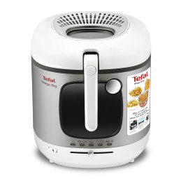Tefal FR4800 Sencillo Independiente 2100 W Freidora Acero inoxidable, Blanco