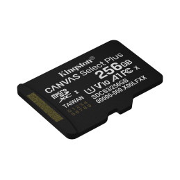 Kingston Technology 256GB micSDXC Canvas Select Plus Gen3 150R A1 (Adaptador de SD no incluido)