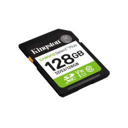 Kingston Technology 128 GB SDXC Canvas Select Plus Gen3 150 MB s C10 UHS-I U1 V10