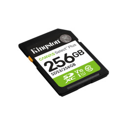 Kingston Technology 256GB SDXC Canvas Select Plus Gen3 150MB s C10 UHS-I U1 V10