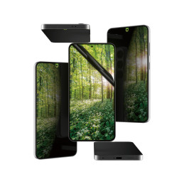 PanzerGlass ® ECO MATRIX 4-way Privacy Displayschutz Samsung Galaxy S25 | S24 | Ultra-Wide Fit