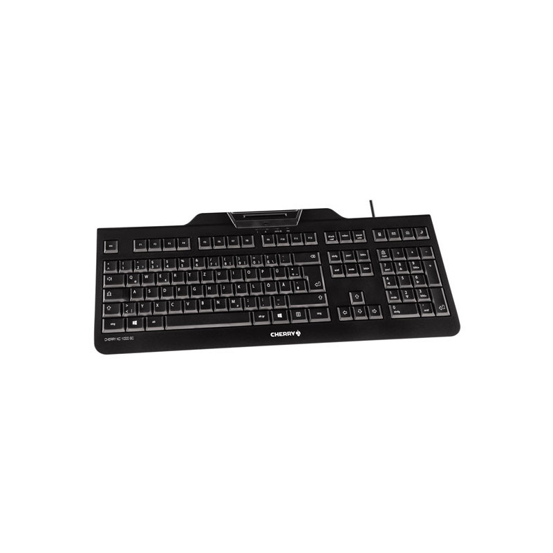 CHERRY KC 1000 SC keyboard Office USB Nordic Black