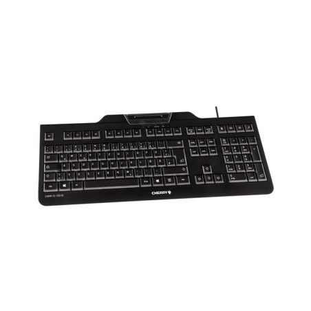 CHERRY KC 1000 SC keyboard Office USB Nordic Black
