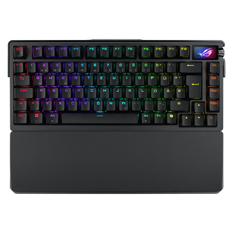 ASUS ROG Azoth Extreme teclado Juego USB + RF Wireless + Bluetooth QWERTZ Negro ASUS ROG Azoth Extreme teclado Juego USB + RF Wireless + Bluetooth QWERTZ Negro