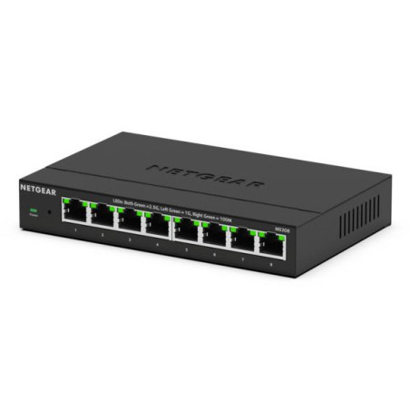 NETGEAR MS308E No administrado 2.5G Ethernet (100 1000 2500) Negro