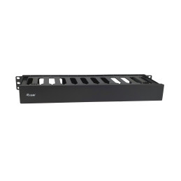 Equip 19" Rack Mount Kabelmanagement-Panel, Schwarz