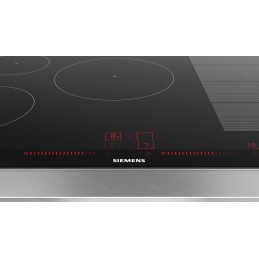 Siemens EX875LVC1E hobs Negro, Acero inoxidable Integrado Con placa de inducción 5 zona(s)