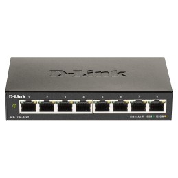 D-Link DGS-1100-08V2 Managed L2 Gigabit Ethernet (10 100 1000) Black
