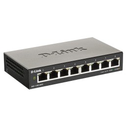 D-Link DGS-1100-08V2 Managed L2 Gigabit Ethernet (10 100 1000) Black