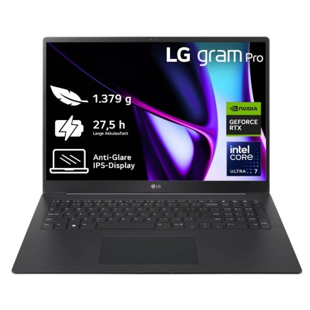 LG Gram 17Z90SP-E Intel Core Ultra 7 155H Computer portatile 43,2 cm (17") WQXGA 32 GB LPDDR5x-SDRAM 2 TB SSD NVIDIA GeForce