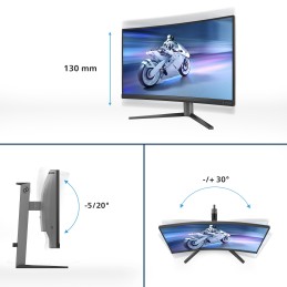 Philips Evnia 5000 27M2C5200W 00 Monitor PC 68,6 cm (27") 1920 x 1080 Pixel Full HD LCD Nero