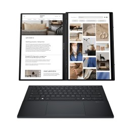 ASUS Zenbook Duo UX8406CA-PZ195X Intel Core Ultra 9 285H Hybride (2-en-1) 35,6 cm (14") Écran tactile 3K 32 Go LPDDR5x-SDRAM 2