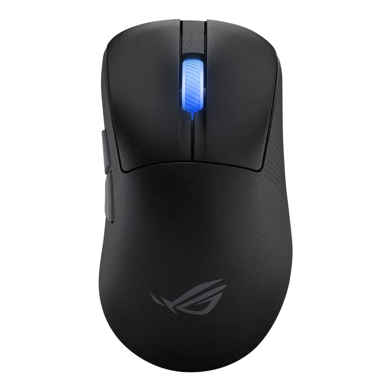ASUS ROG Keris II Ace Wireless AimPoint Black mouse Gaming Right-hand RF Wireless + Bluetooth + USB Type-A Optical 42000 DPI ASUS ROG Keris II Ace Wireless AimPoint Black mouse Gaming Right-hand RF Wireless + Bluetooth + USB Type-A Optical 42000 DPI