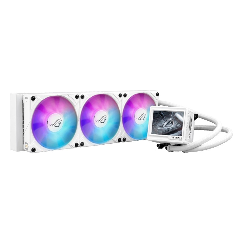 ASUS ROG RYUJIN III 360 ARGB EXTREME WHT Processor All-in-one liquid cooler 4.72" (12 cm) White 1 pc(s) ASUS ROG RYUJIN III 360 ARGB EXTREME WHT Processor All-in-one liquid cooler 4.72" (12 cm) White 1 pc(s)