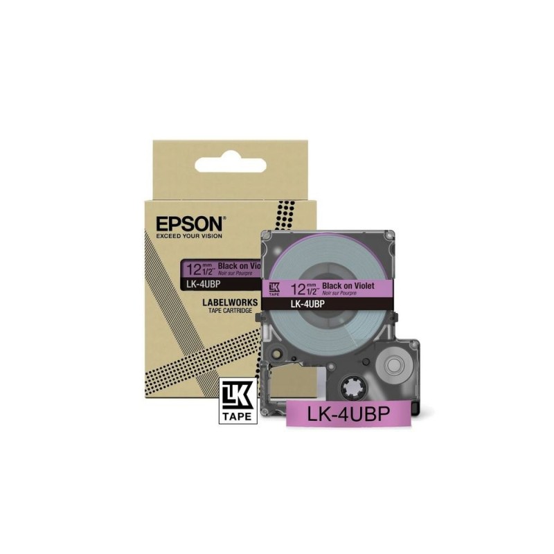Epson LK-4UBP Schwarz, Violett