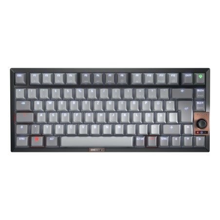 CHERRY KW 300 MX Tastatur Haus USB + Bluetooth QWERTZ Deutsch Schwarz, Kupfer, Grau