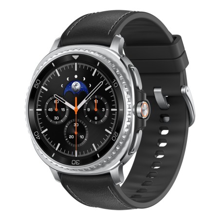 Samsung Galaxy Watch 8 Classic 3,3 cm (1.3") AMOLED 46 mm Digitale 438 x 438 Pixel Touch screen Argento Wi-Fi GPS (satellitare)