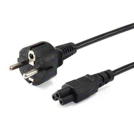 Equip 112151 power cable Black 118.1" (3 m) C5 coupler CEE7 7