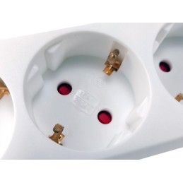 Equip 245554 power extension 70.9" (1.8 m) 5 AC outlet(s) Indoor White