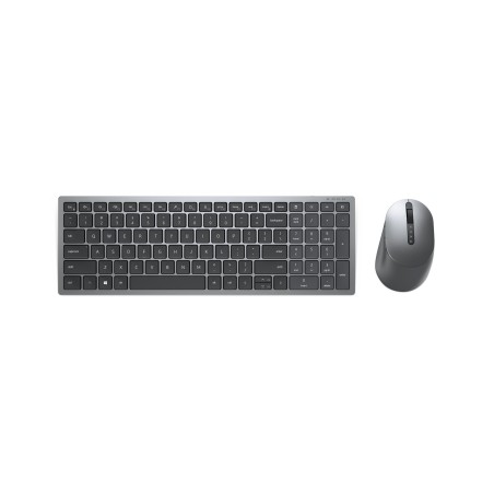 DELL KM7120W keyboard Mouse included Office RF Wireless + Bluetooth QWERTY UK English Gray, Titanium