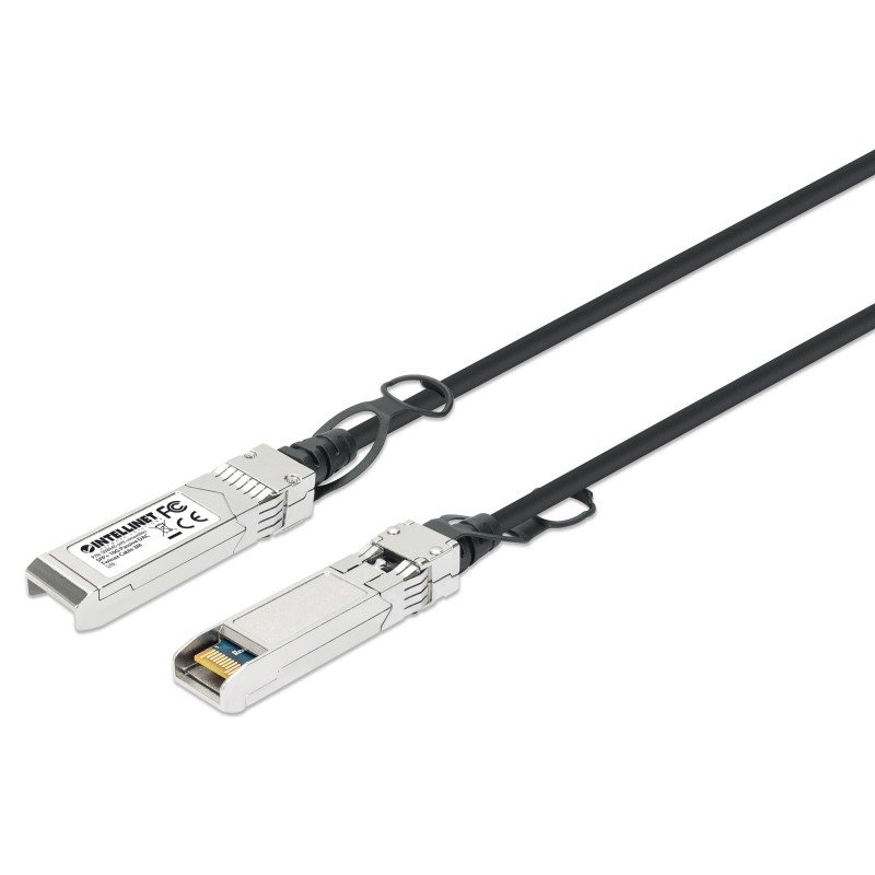 Intellinet 508445 InfiniBand Glasfaserkabel 3 m SFP+ Schwarz, Silber Intellinet 508445 InfiniBand Glasfaserkabel 3 m SFP+ Schwarz, Silber