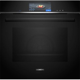 Siemens iQ700 HS758G3B1 forno a vapore Media Nero Touch