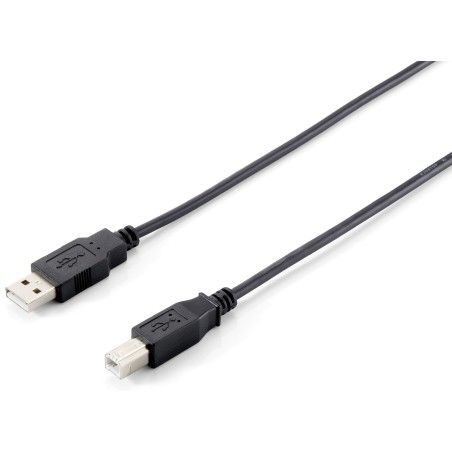 Equip 128860 Cavo USB 2.0 da tipo A a tipo B, 1,8 m, nero