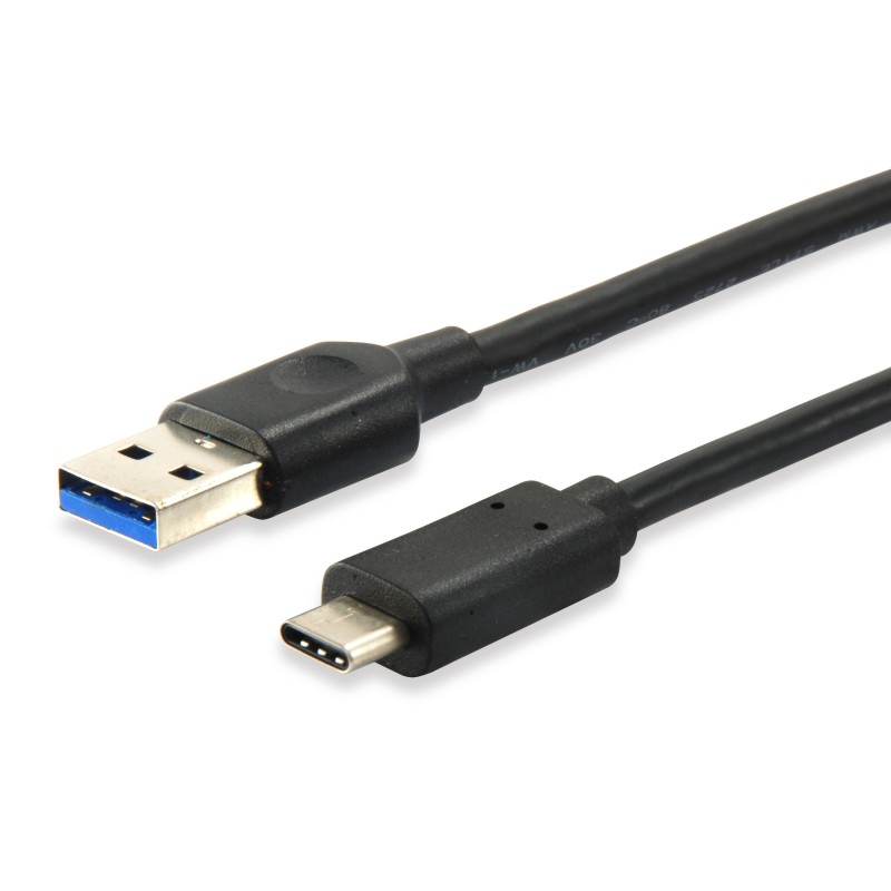 Equip USB 3.2 Gen 1 C auf A Kabel, M M, 1.0m, 5Gbps, Schwarz Equip USB 3.2 Gen 1 C auf A Kabel, M M, 1.0m, 5Gbps, Schwarz