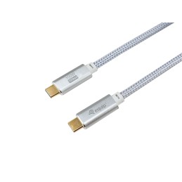 Equip USB 3.2 Gen 2 C-auf-C-Kabel, M M, 3,0m, PD100W , 4K 60Hz, 10Gbps, Weiß