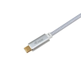 Equip USB 3.2 Gen 2 C-auf-C-Kabel, M M, 3,0m, PD100W , 4K 60Hz, 10Gbps, Weiß
