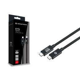 Conceptronic ETTA04B20 USB cable USB4 Gen 3x2 78.7" (2 m) USB C Black