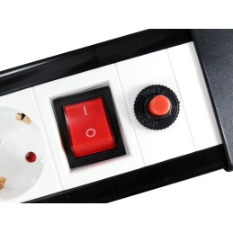 Equip 245553 power extension 59.1" (1.5 m) 4 AC outlet(s) Indoor Black, White