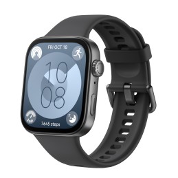 Huawei WATCH Fit 3 4,62 cm (1.82") AMOLED 43.2 mm Digital 408 x 480 Pixel Touchscreen Schwarz WLAN GPS