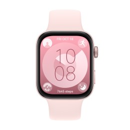 Huawei WATCH Fit 3 1.82" AMOLED 43.2 mm Digital 408 x 480 pixels Touchscreen Pink Wi-Fi GPS (satellite)