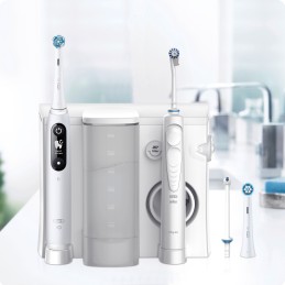 Oral-B iO6 & OxyJet Adult Rotating-oscillating toothbrush White