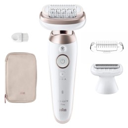 Braun Silk-épil 9 Flex 9-030 3D 40 Pinzette Pink, Weiß