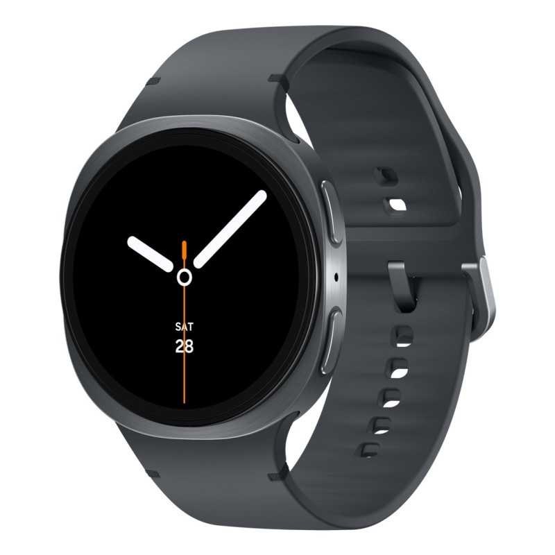 Samsung Galaxy Watch 8 1.5" AMOLED 44 mm Digital 480 x 480 pixels Touchscreen Graphite Wi-Fi GPS (satellite)