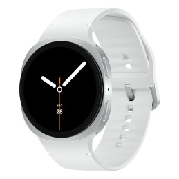 Samsung Galaxy Watch 8 1.5" AMOLED 44 mm Digital 480 x 480 pixels Touchscreen Silver Wi-Fi GPS (satellite)