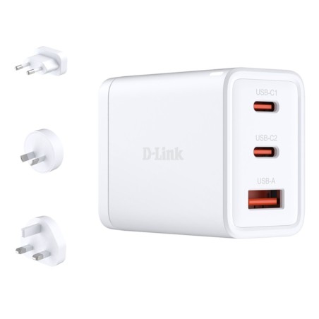 D-Link DCP-651 chargeur d'appareils mobiles Universel Blanc Secteur Charge rapide Intérieure