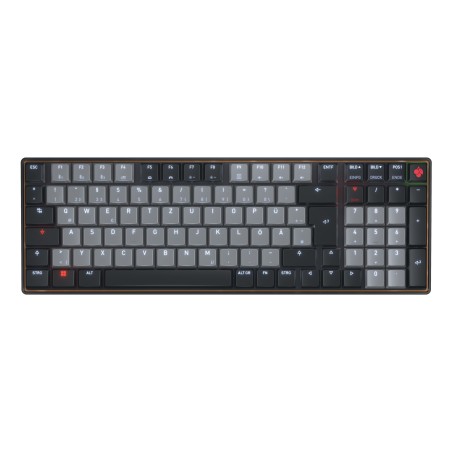 CHERRY KW 550 MX LP teclado Hogar   Oficina USB + Bluetooth QWERTZ Alemán Negro