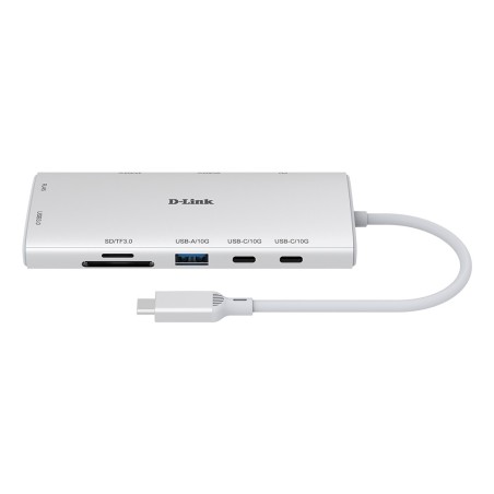 D-Link DUP-A01 hub & concentrateur USB 3.2 Gen 1 (3.1 Gen 1) Type-C 10000 Mbit s Blanc
